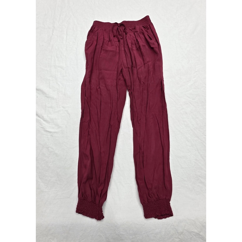 Wayan Red‎ Jogger Style Pants Size L/XL